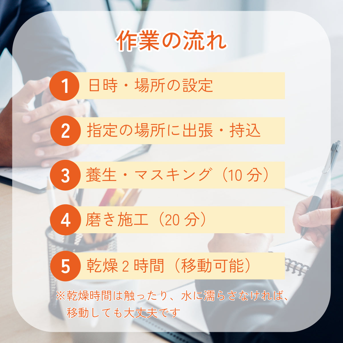 【出張施工】フロントライト磨き
